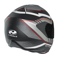 Held H-R2 Ride Helmet with Dark Tint Visor Black-Red - 59