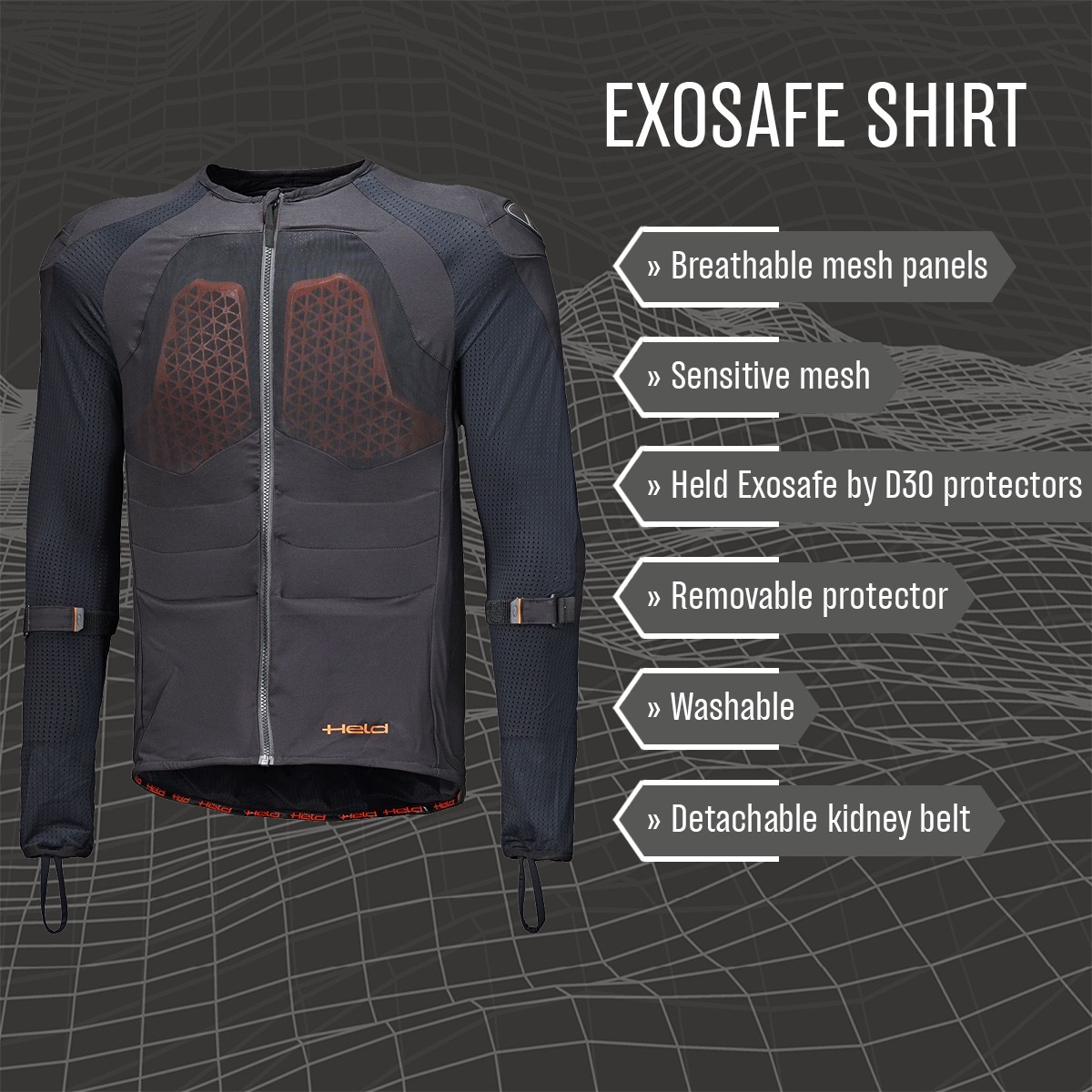 Held Exosafe Protector Shirt - Available in Various Sizes | Made in Germany  PTY LTD