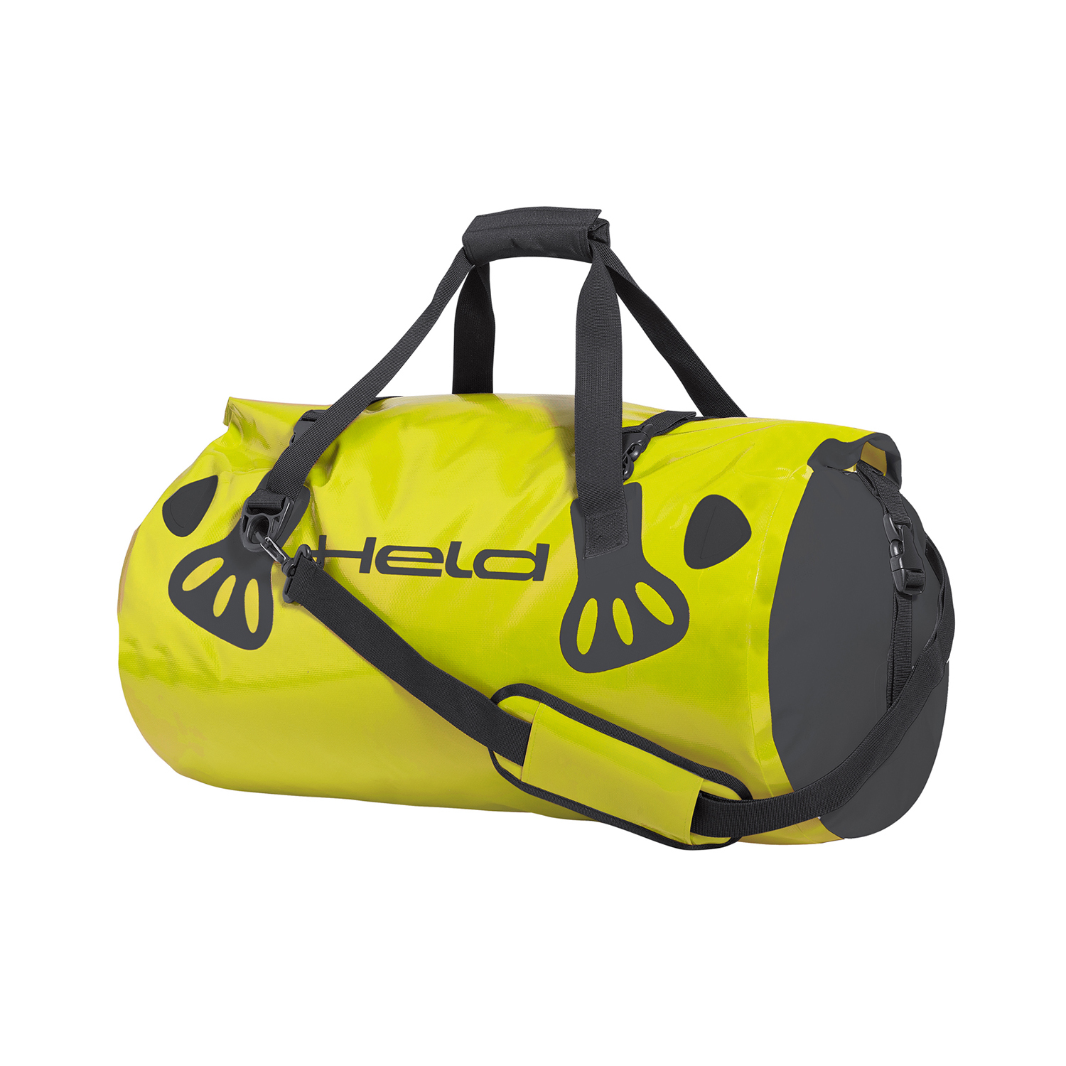 Held Carry Bag Black-Fluorescent Yellow - 60L