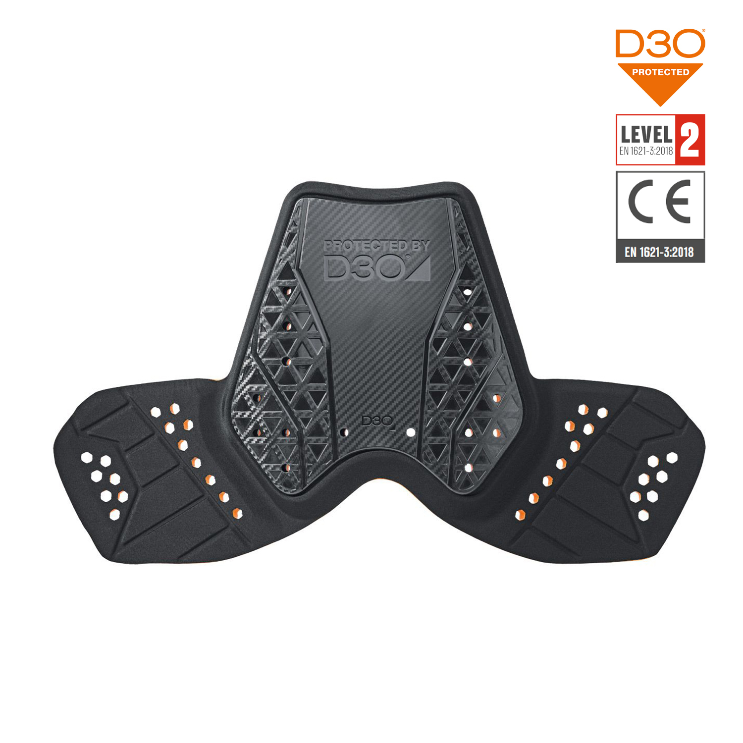 Held D3O Racing Chest Protector Black-Orange 92520