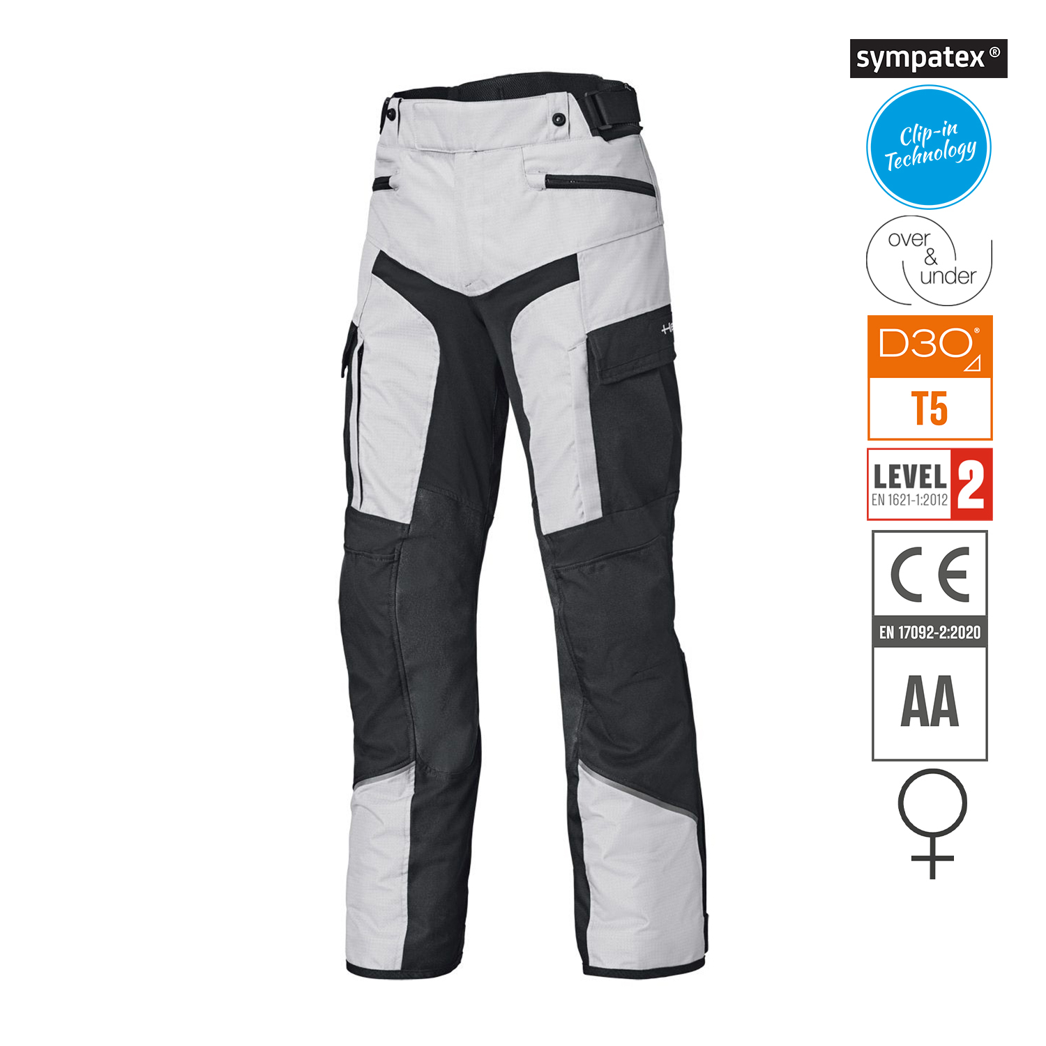 Held Hakuna Matata 3 Womens Pants Grey-Black - Available in Various Sizes