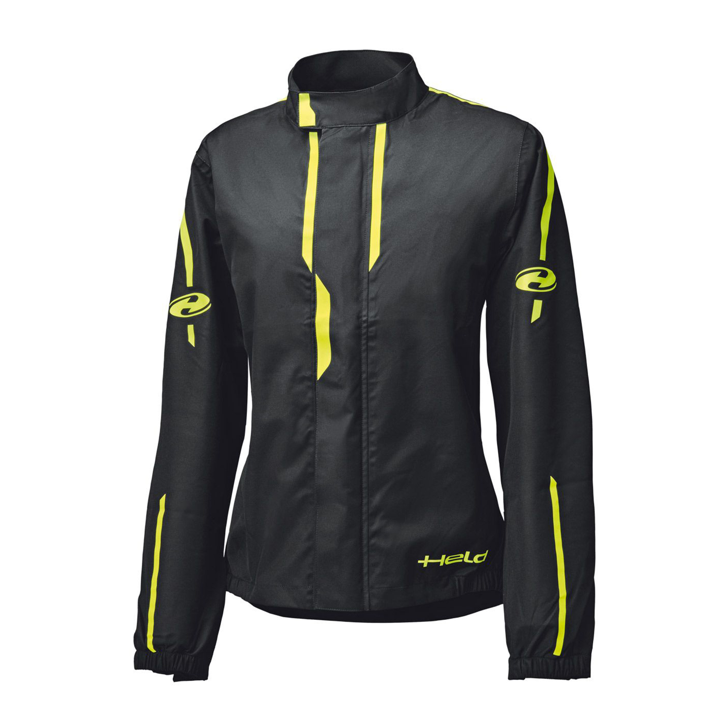 Held Rainstorm Top Womens Black-Fluorescent Yellow - Available in Various Sizes