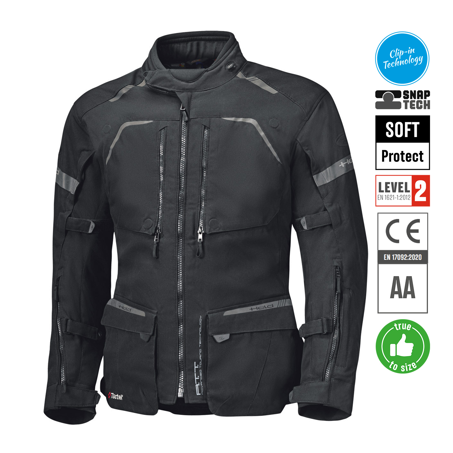 Held Tridale Jacket Black - Available in Various Sizes
