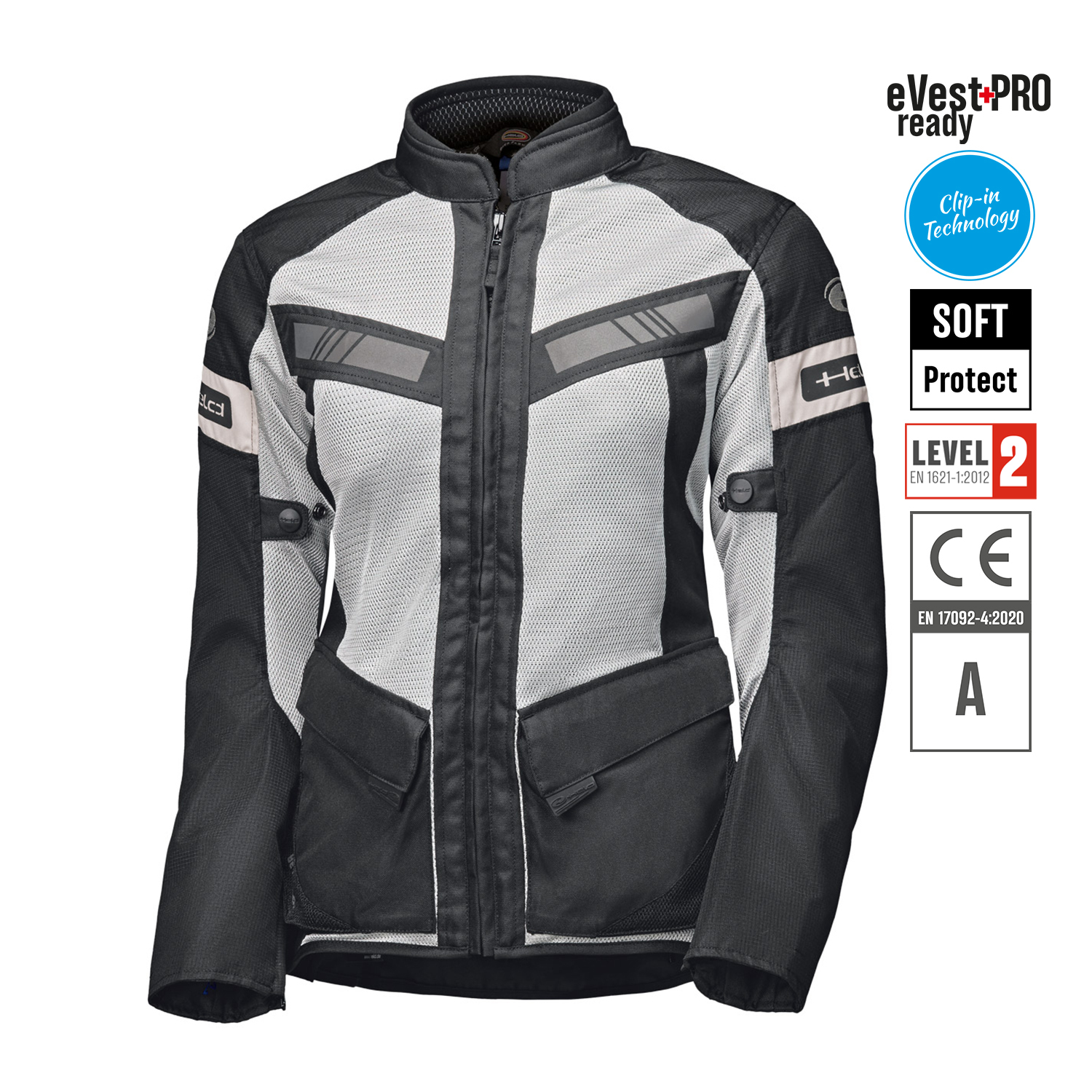 Held Tropic XT Jacket Womens Grey-Black - Available in Various Sizes