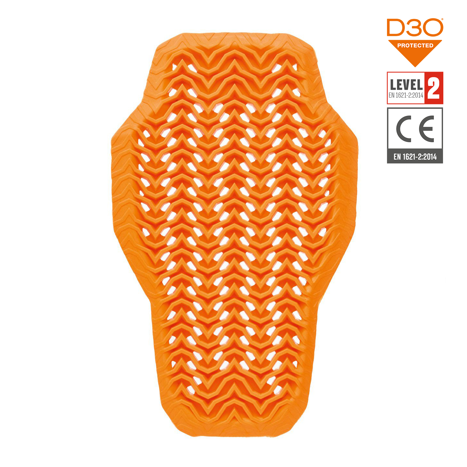 Held D3O Viper Air Back Protector Orange - Available in Various Sizes